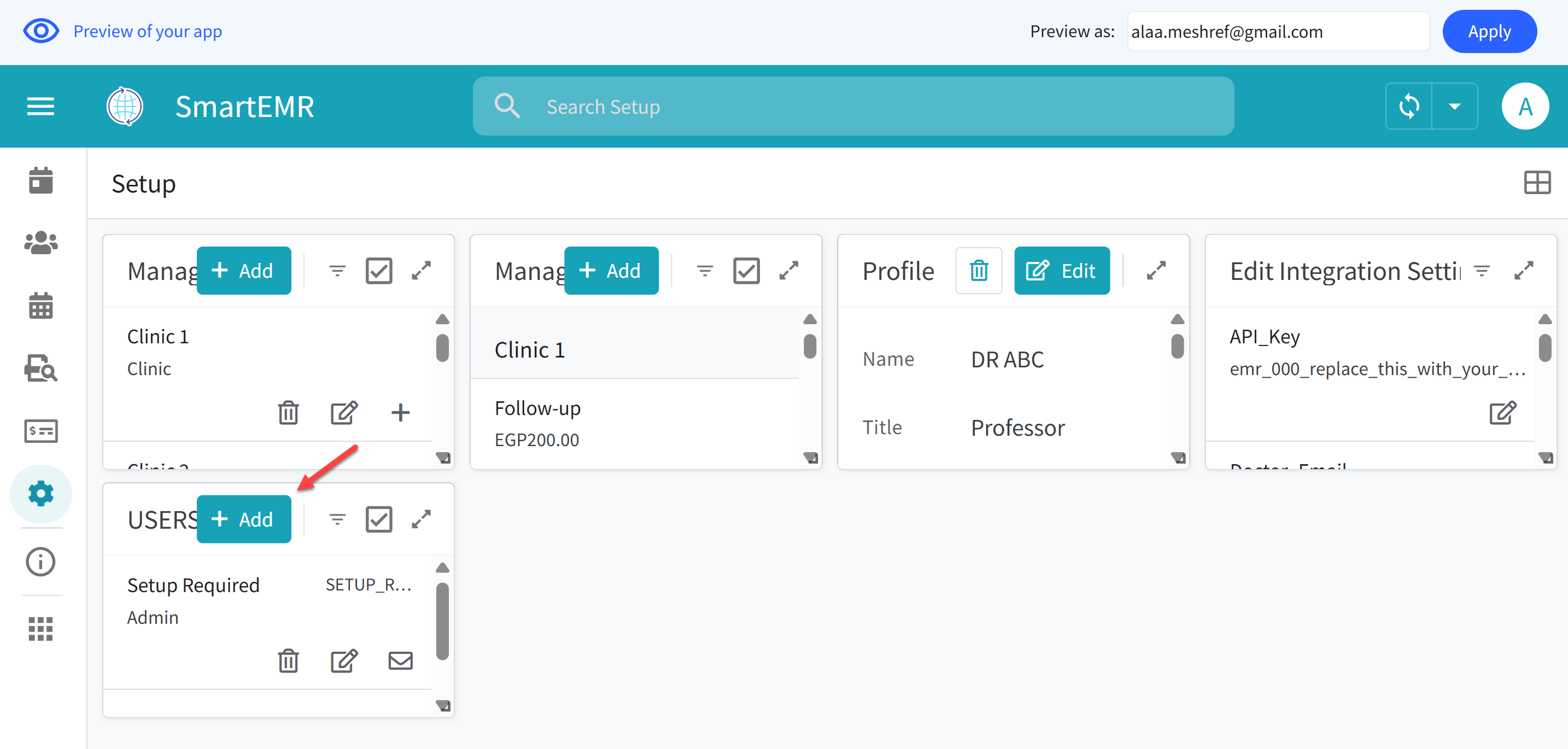 Add yourself as Admin user